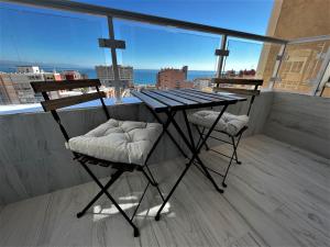 Balkón alebo terasa v ubytovaní VER853 - Estudio con terraza vistas al mar, Piscina, Playa, Centro