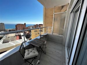 Balkón alebo terasa v ubytovaní VER853 - Estudio con terraza vistas al mar, Piscina, Playa, Centro
