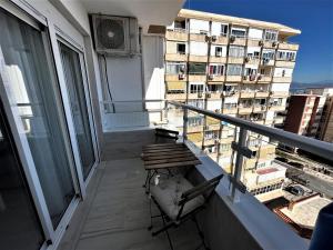 Balkón alebo terasa v ubytovaní VER853 - Estudio con terraza vistas al mar, Piscina, Playa, Centro