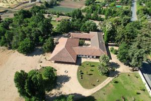 an overhead view of a house with a roof at CASONA SAN PEDRO Hotel Boutique in San Javier