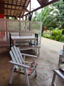 Kawasan patio atau luaran di Paraíso Sítio da prainha