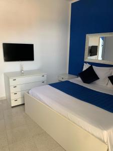 Postel nebo postele na pokoji v ubytování Appartamento Primo Sole
