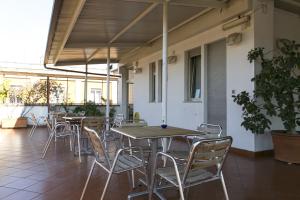 Balkón nebo terasa v ubytování Hotel Casa Valdese Roma