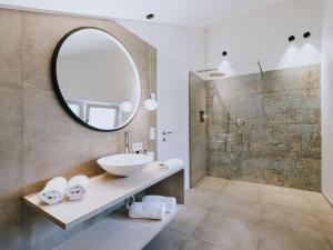 Koupelna v ubytování Gourmet - Boutique Hotel Tanzer