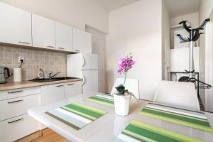 Kuchyň nebo kuchyňský kout v ubytování Prague Centre Apartments