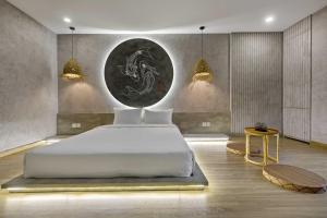 Ένα ή περισσότερα κρεβάτια σε δωμάτιο στο Jacayl Hotel TCG