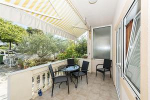 Balkón nebo terasa v ubytování Apartment Katarina