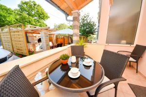 Balkón nebo terasa v ubytování Apartment Katarina