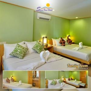 Postel nebo postele na pokoji v ubytování Shore Time Hotel Boracay