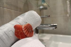 Koupelna v ubytování Hotel Bonaire