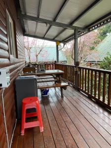 Balcone o terrazza di Yun Hsiang Zhan Chalet