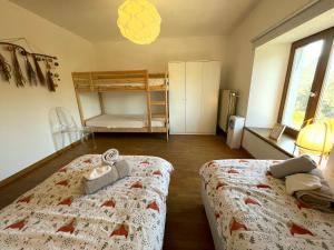 Postel nebo postele na pokoji v ubytování Le gîte d’Hayen