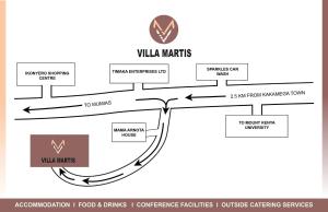 The floor plan of Villa Martis Kakamega