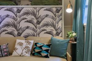 Area soggiorno di Busdraghi Studio, a stylish studio along Via Fillungo