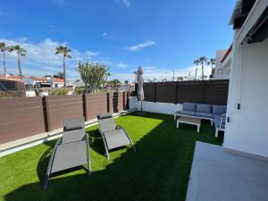 A patio or other outdoor area at Villa Paraiso