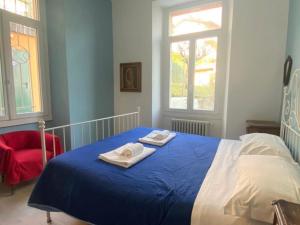 Katil atau katil-katil dalam bilik di The Comfort - Big Apartment in Villa with Garden and Terrace
