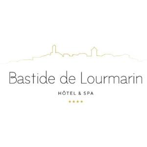 un logo pour un hôtel et un spa dans l'établissement Hotel Bastide & SPA - Villa de Lourmarin, à Lourmarin