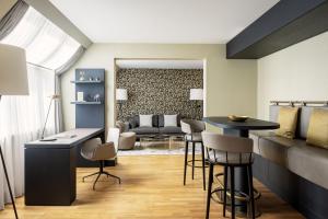 Istumisnurk majutusasutuses Basel Marriott Hotel