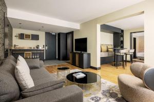 Istumisnurk majutusasutuses Basel Marriott Hotel