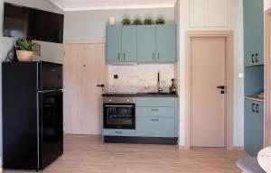 A kitchen or kitchenette at Studio 71!Charming flat in Chania