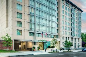 a rendering of the front of a hotel at Courtyard by Marriott Washington, D.C./Foggy Bottom in Washington, D.C.