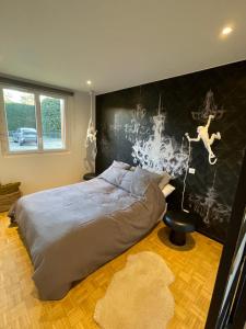 Posteľ alebo postele v izbe v ubytovaní Très bel appartement T3 centre ville, commerces et gare