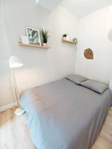 Posteľ alebo postele v izbe v ubytovaní Appartement cozy au centre-ville