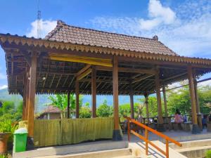 Restaurace v ubytování Balkondes Wanurejo