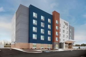 a rendering of the front of a hotel at Fairfield Inn & Suites by Marriott Stony Creek in Stony Creek