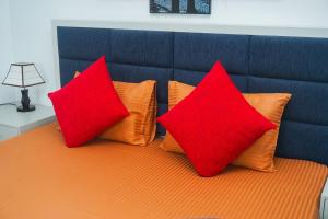 A seating area at Victoria Hideout