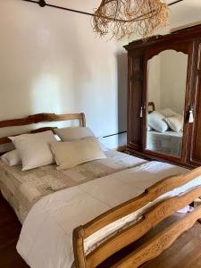 Ένα ή περισσότερα κρεβάτια σε δωμάτιο στο Casa La Raquelita