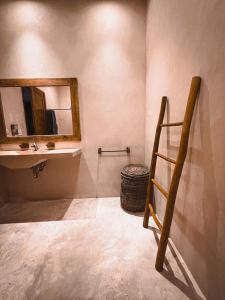 Koupelna v ubytování Hotel Casa Margot