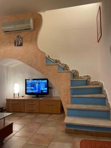 Μια τηλεόραση ή/και κέντρο ψυχαγωγίας στο Casa vacanze Cinzia