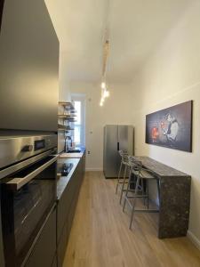מטבח או מטבחון ב-Trastevere Design Apartment