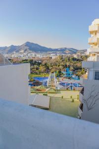 a view from the roof of a building at Benalbeach Penthouse Sea View in Benalmádena