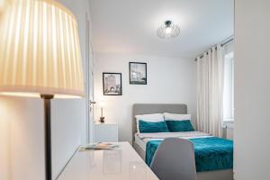 Posteľ alebo postele v izbe v ubytovaní Villa Garden Leśna Cisza