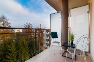 Balkón alebo terasa v ubytovaní Villa Garden Leśna Cisza