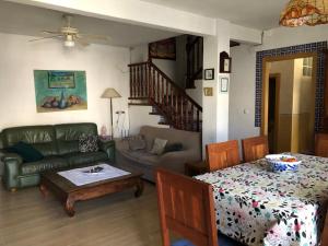 A seating area at Casa Las Violetas