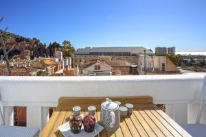 Balkón alebo terasa v ubytovaní -MalagaSunApts-Alcazaba Andalusian Dream