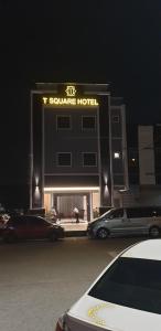 Byggingin sem hótelið er í