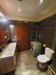 Ένα μπάνιο στο Agria Lux Apartment