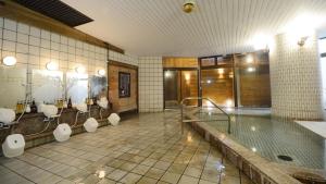 Bazén v ubytování Hotel Manyotei nebo v jeho okolí