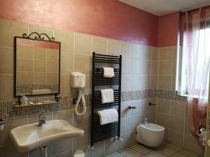 Koupelna v ubytování AGRITURISMO I CAMINI