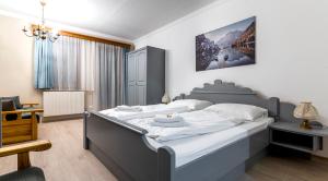 Postel nebo postele na pokoji v ubytování Mountain view apartments