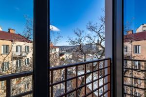 A balcony or terrace at Barnovi Boutique Hotel