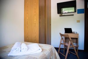 TV a/nebo společenská místnost v ubytování Hotel Marguareis