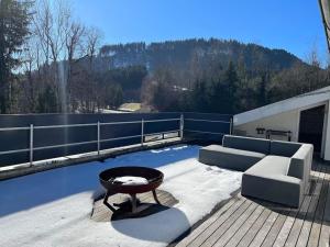 Nespecifikovaný výhled na hory nebo výhled na hory při pohledu z apartmánu