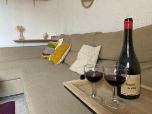Nápoje v ubytovaní Gite cosy 25 min Lyon Vienne St Etienne