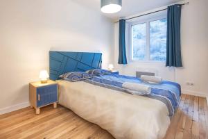 Posteľ alebo postele v izbe v ubytovaní Appartement Modane Gare Wifi stationnement gratuit
