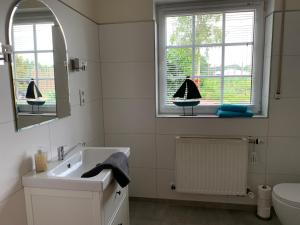 Koupelna v ubytování Ferienwohnung im Landhaus + 16 fotografií